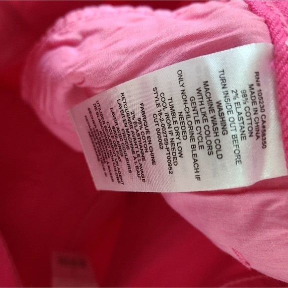 Current/Elliott The Ultra High Waist High Rise Hot Pink Skinny 26 NWT - Picture 9 of 9